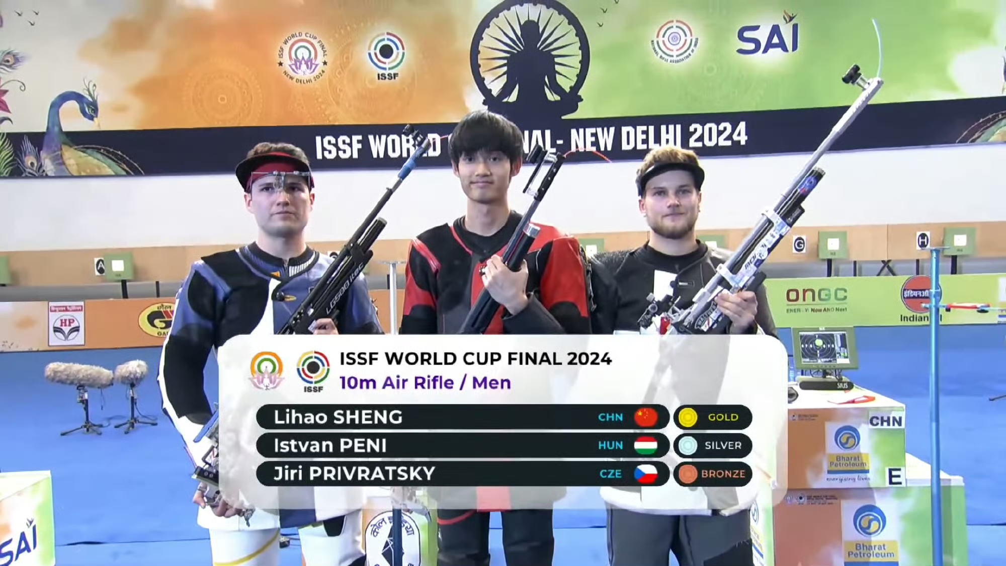 德国射击选手稳定发挥夺得金牌